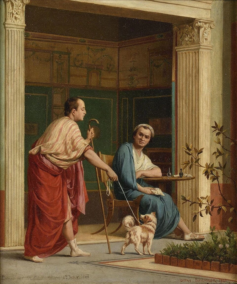 Uomini con cane 1861